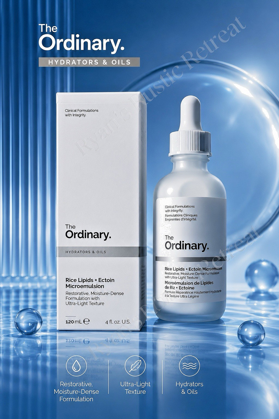 The Ordinary. - Rice Lipids + Ectoin Microemulsion - Moisturizer - 4 oz/ 120 mL